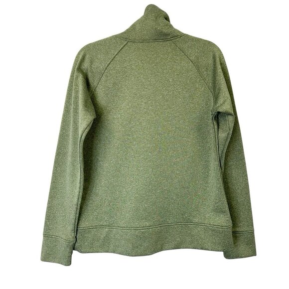 Kavu Fleece Pullover Top Women’s Size Large Green Mock Neck - Picture 2 of 8